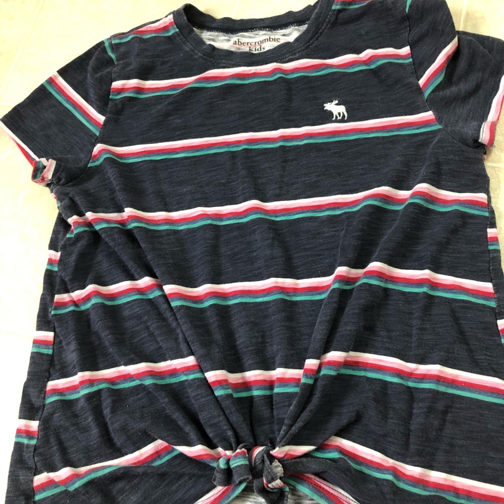abercrombie kids tie-front tee